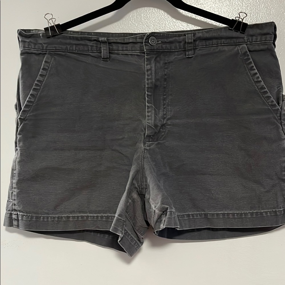 Patagonia Gray Flat Front Shorts Relaxed Fit